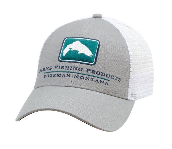 Simms Trout Icon Trucker Granite Simms Trout Icon Trucker Granite